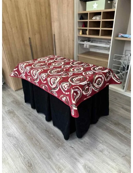 Conjunto Doble Grueso 10 Pliegues Negro con Tapete Eclipse