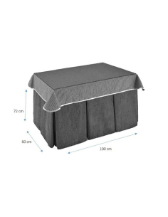 Tapete diseño doble grueso negro 2