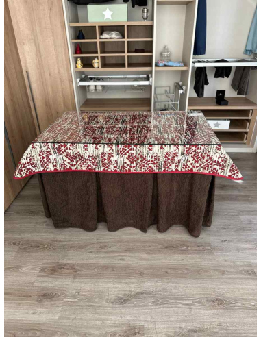 Ropa chenilla 8-10 Pliegues color...