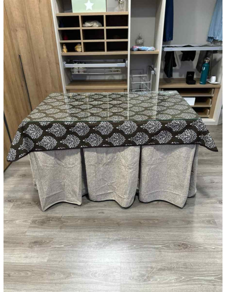 Conjunto Antimanchas Extragruesa Ultraeficiente Gris Claro con Tapete Acebo