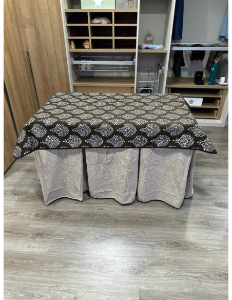 Conjunto Antimanchas Extragruesa Ultraeficiente Gris Claro con Tapete Acebo