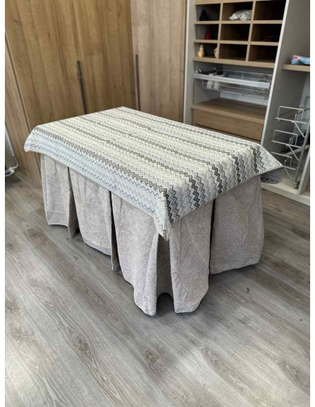 Conjunto Antimanchas Extragruesa Ultraeficiente Gris Claro con Tapete Estriado