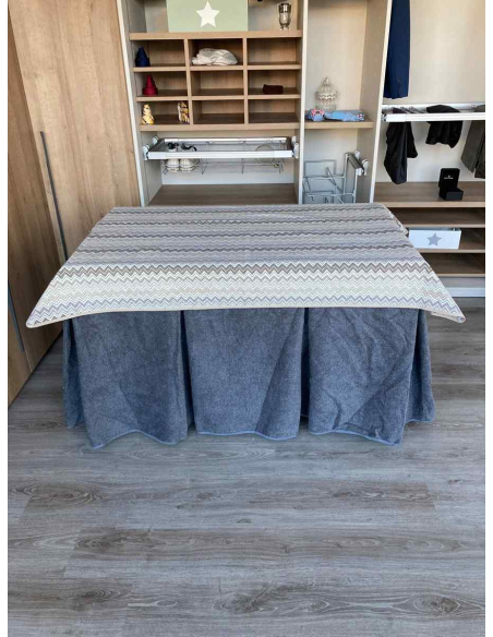 Conjunto Antimanchas Extragruesa Ultraeficiente Gris con Tapete Estriado