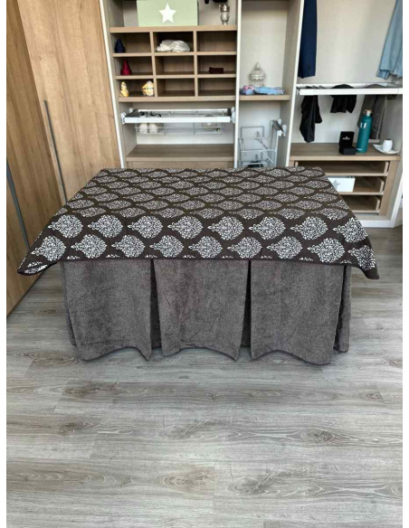 Conjunto Antimanchas Extragruesa Ultraeficiente Chocolate con Tapete Acebo