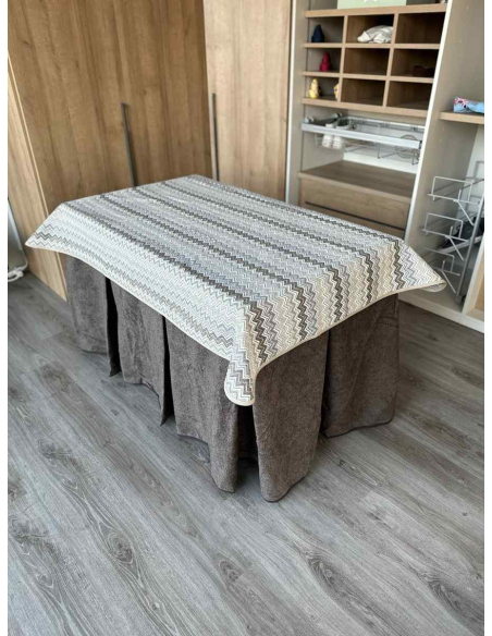 Conjunto Antimanchas Extragruesa Ultraeficiente Chocolate con Tapete Estriado