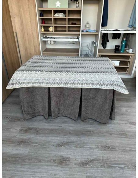 Conjunto Antimanchas Extragruesa Ultraeficiente Chocolate con Tapete Estriado