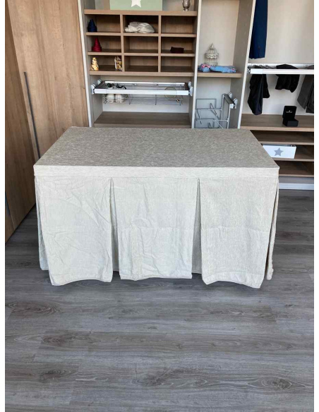 Conjunto Ropa Chenilla 8-10 Pliegues color Beige