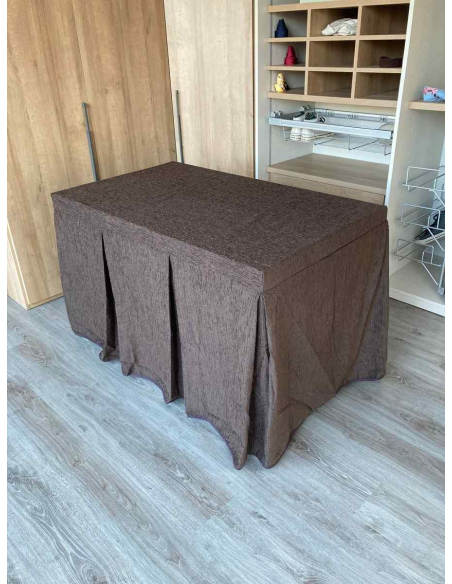 Conjunto Ropa Chenilla 8-10 Pliegues color Chocolate