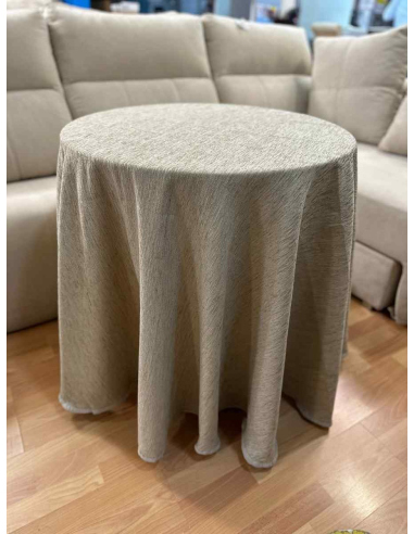 Conjunto Mesa de Madera Redonda +...