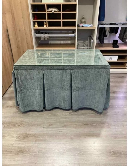 Ropa de Mesa Camilla Doble Grueso 10 Pliegues Gris