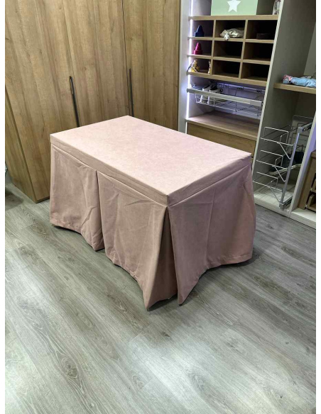 Conjunto Completo Antimanchas Aterciopelada Triplegrueso color Rosa