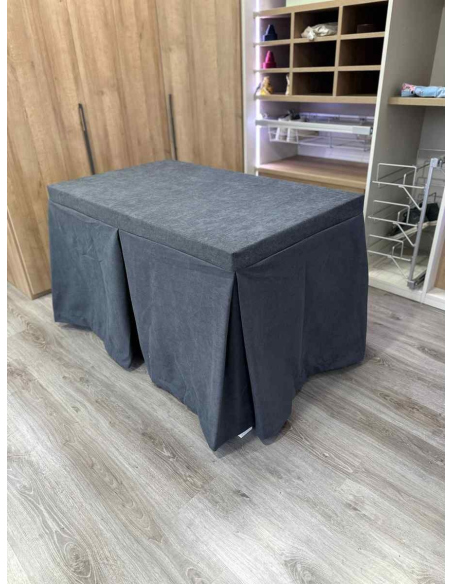 Conjunto Completo Antimanchas Aterciopelada Triplegrueso color Grafito