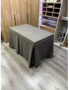 Conjunto Completo Antimanchas Aterciopelada Triplegrueso color Chocolate 2