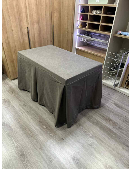 Conjunto Completo Antimanchas Aterciopelada Triplegrueso color Chocolate