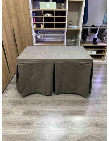 Conjunto Completo Antimanchas Aterciopelada Triplegrueso color Chocolate