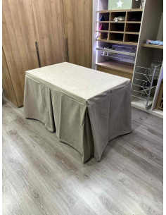 Conjunto Completo Antimanchas Aterciopelada Triplegrueso color Beige 2