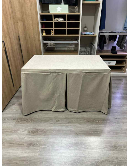 Conjunto Completo Antimanchas Aterciopelada Triplegrueso color Beige