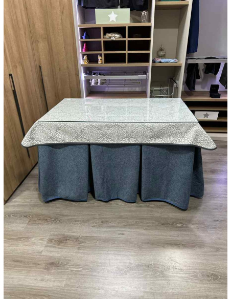 Conjunto Antimanchas Extragruesa Ultraeficiente Azul con Tapete Sol