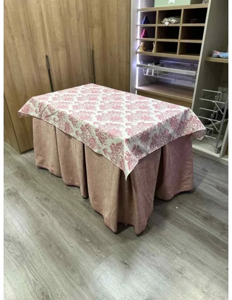 Conjunto Antimanchas Extragruesa Ultraeficiente Rosa con Tapete Mosaico Rosa