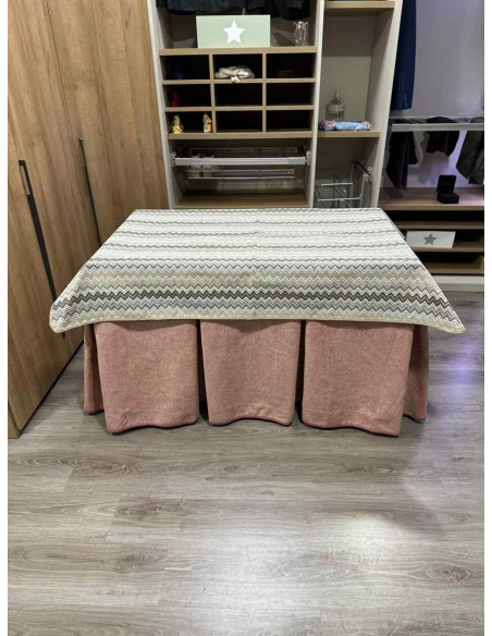 Conjunto Antimanchas Extragruesa Ultraeficiente Rosa con Tapete Estriado