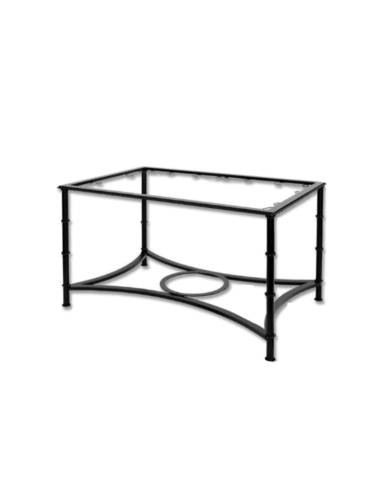 Mesa Camilla Rectangular de Forja Tubo de 2cm