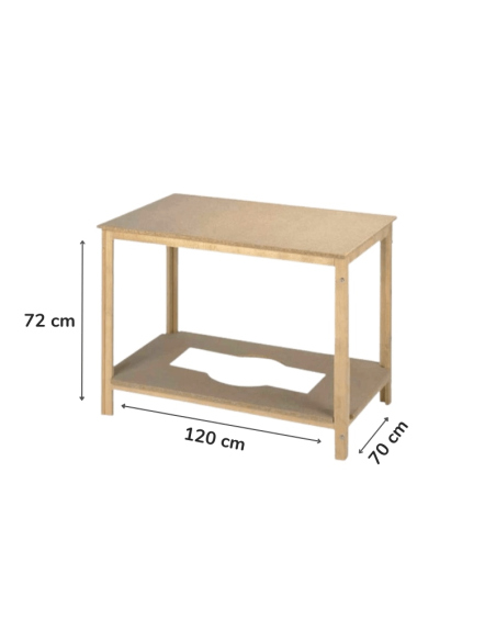 Mesa Camilla Rectangular Barata 120 x 70