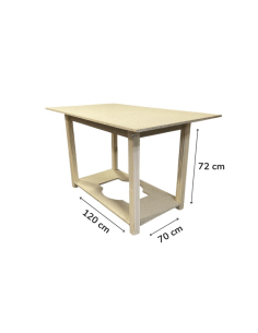 Mesa Camilla Rectangular Aglomerado 2