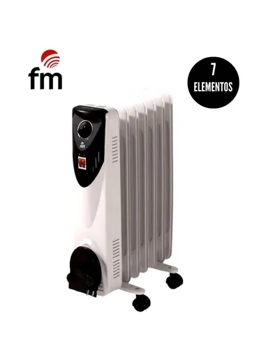 Radiador fm 1500w con 7 elementos