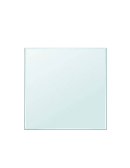 Cristal mesa cuadrada