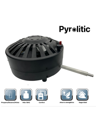 Brasero de gas - Pyrolitic