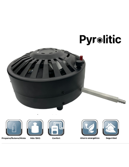Brasero de gas - Pyrolitic