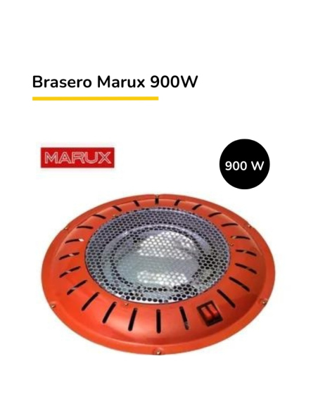 brasero rojo marux 900w