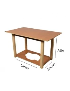 mesa de madera a medida 2