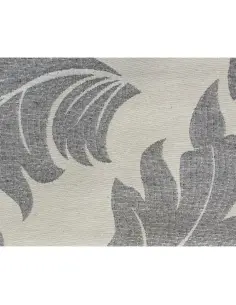 Tapete Hojas Gris