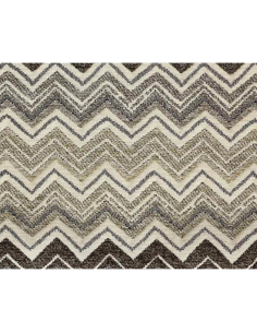 Tapete Ondas Chocolate y Beige