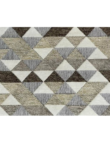 Tapete Rombos Gris y Beige