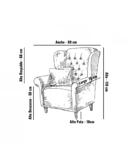 Butaca Clásica Reclinable para Mesa - Conforty