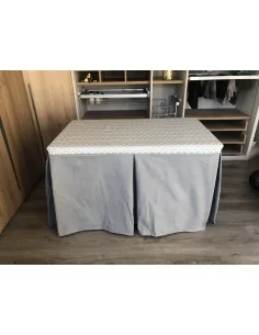 Ropa de Mesa Antimanchas Triple Grueso con Tapete Cosido 2