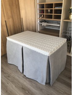 Ropa de Mesa Antimanchas Triple Grueso con Tapete Cosido