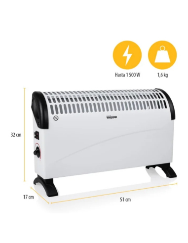 Calefactor convector Tristar 2000W