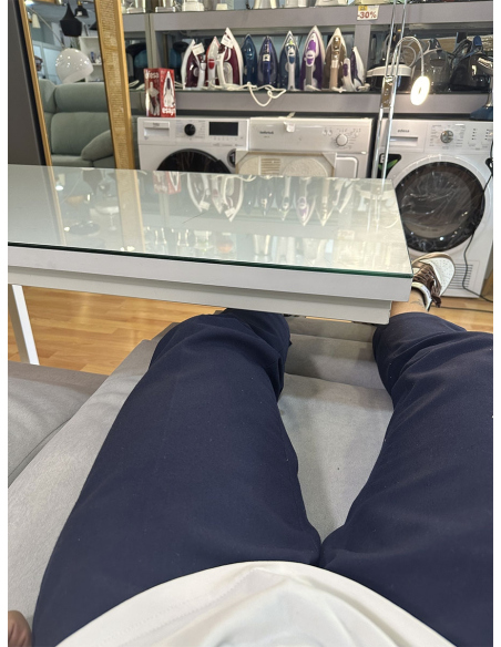 Mesa Camilla Rectangular de Forja Relax - Color Blanco