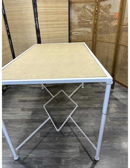 Mesa Camilla Rectangular Forja Fina - Tarima Diamante - Convertible