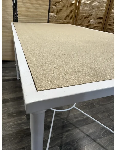 Mesa Camilla Rectangular Forja Fina - Tarima Redonda - Convertible