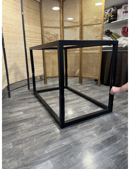 Mesa Camilla Rectangular Forja Negra - Multiusos - Divisible