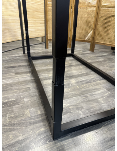 Mesa Camilla Rectangular Forja Negra...