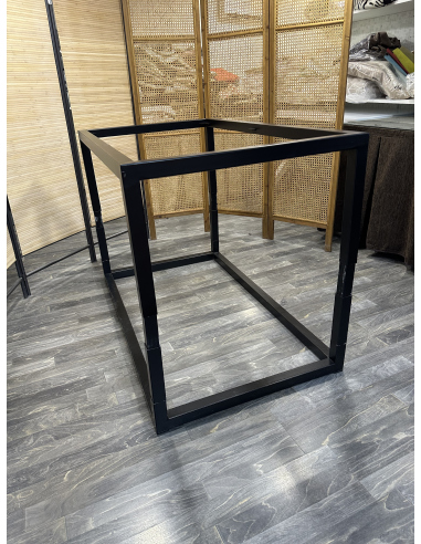 Mesa Camilla Rectangular Forja Negra...