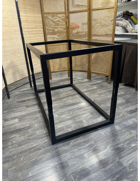 Mesa Camilla Rectangular Forja Negra - Multiusos - Divisible