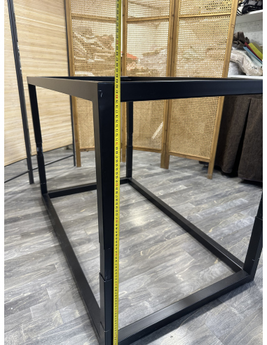 Mesa Camilla Rectangular Forja Negra...