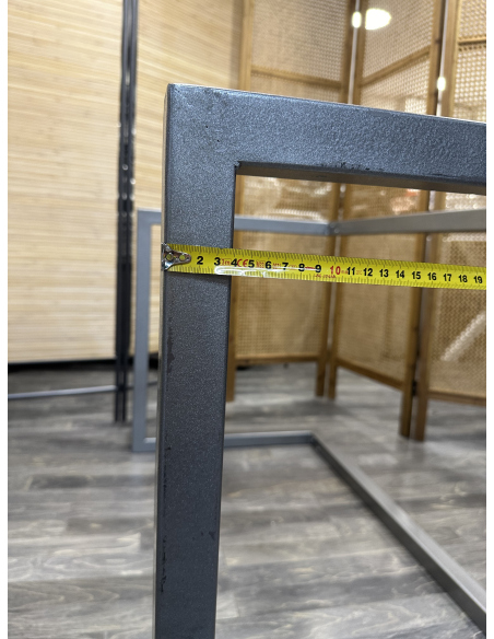 Mesa Camilla Rectangular de Forja Relax - Color Gris