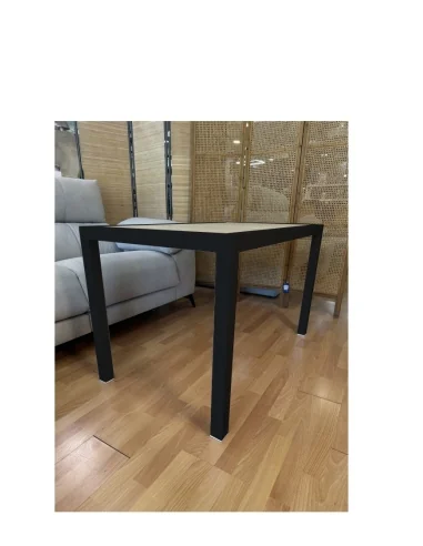 Mesa Camilla Rectangular Forja Negra